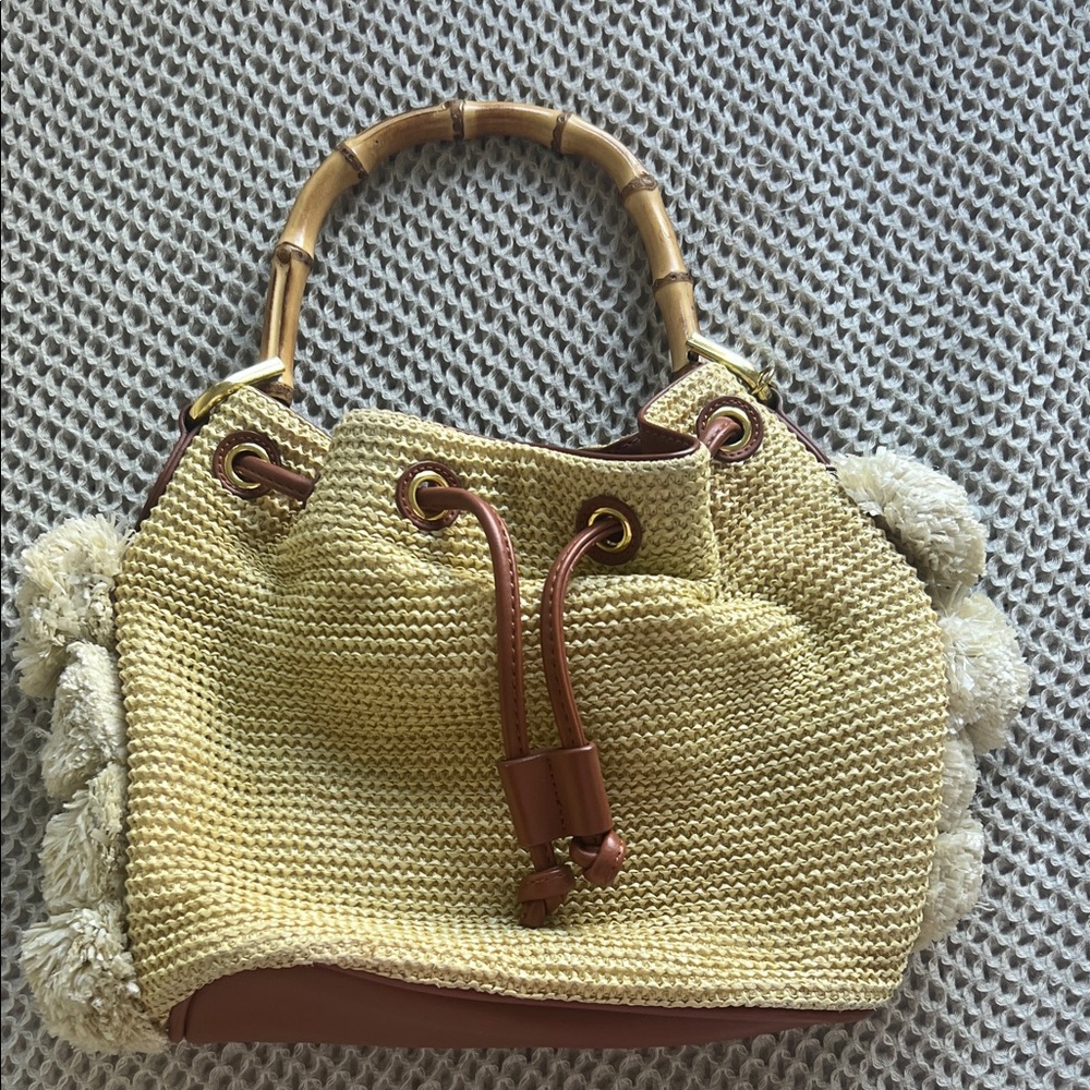 Twinset Milano Raffia Bag